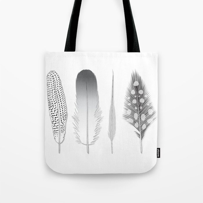 Feathers Trio Tote Bag