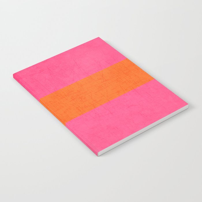 hot pink and orange classic  Notebook