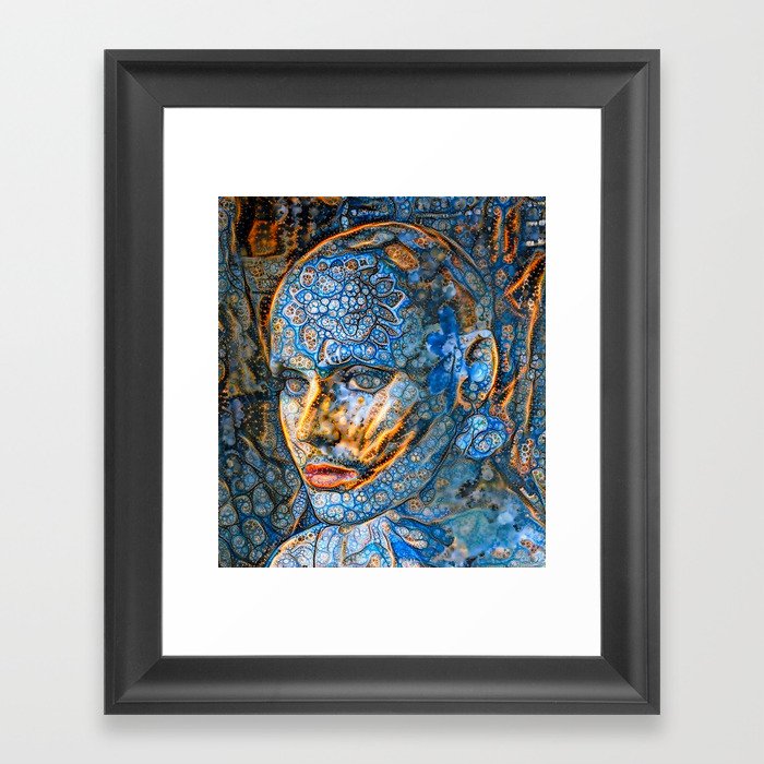 Magic Blue Framed Art Print