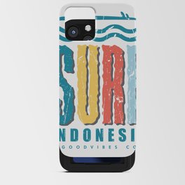 Surf in Indonesia iPhone Card Case