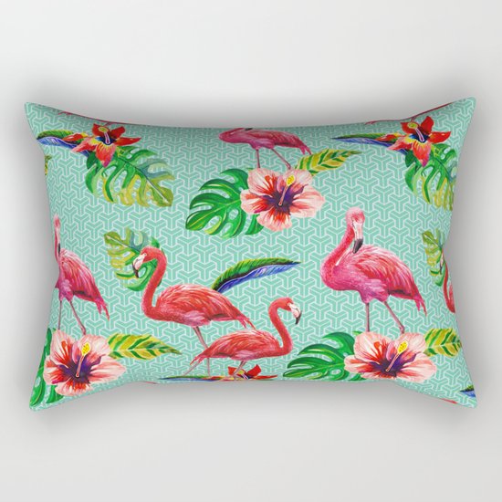 Flamingos Rectangular Pillow