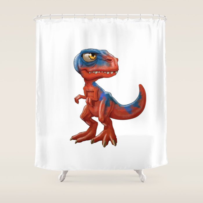 Mini T Rex Shower Curtain By Ralramosmelo Society6
