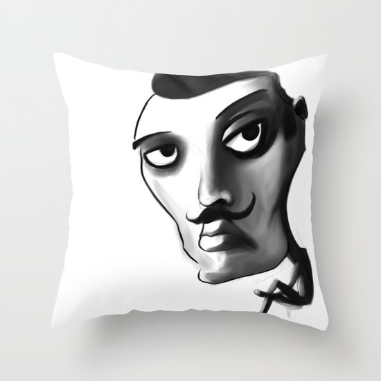 Imposter with a fake M... Throw Pillow