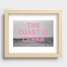 Coast is Clear Recessed Framed Print