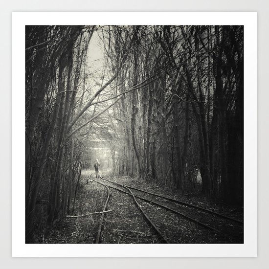 from darkness into light Art Print