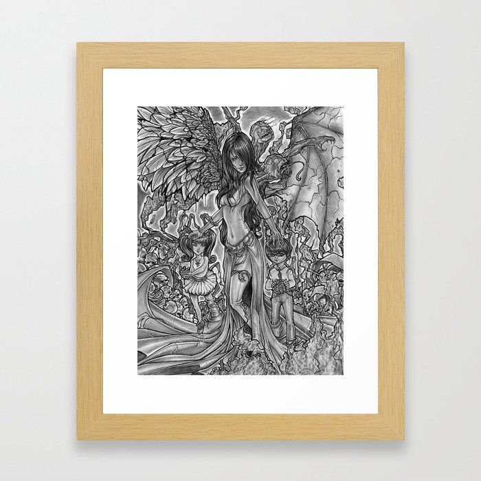 Devourer of Angels Framed Art Print