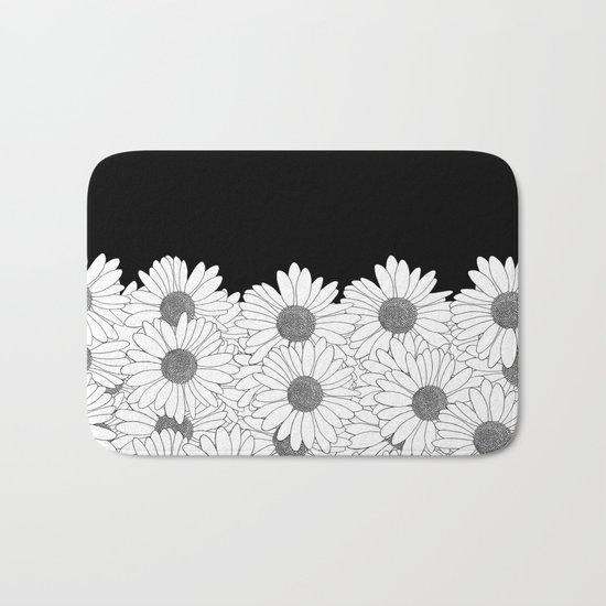 Daisy Boarder Bath Mat