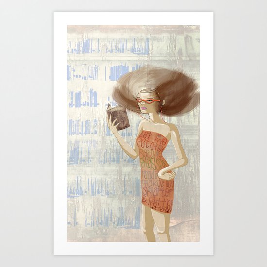 Librarian Art Print