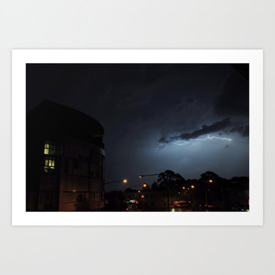 Storm Over Epsom Art Print