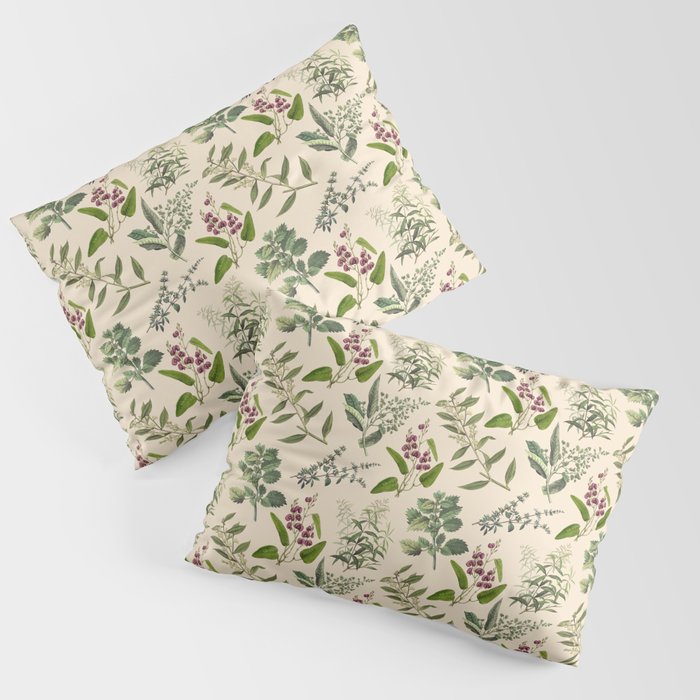 HERB GARDEN & CHAMPAGNE  Pillow Sham