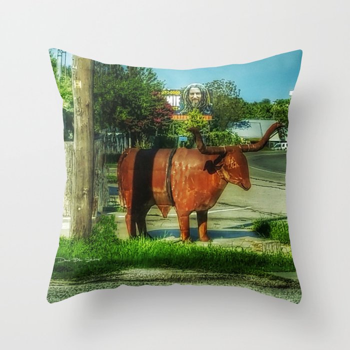 Country Meets City Throw Pillow