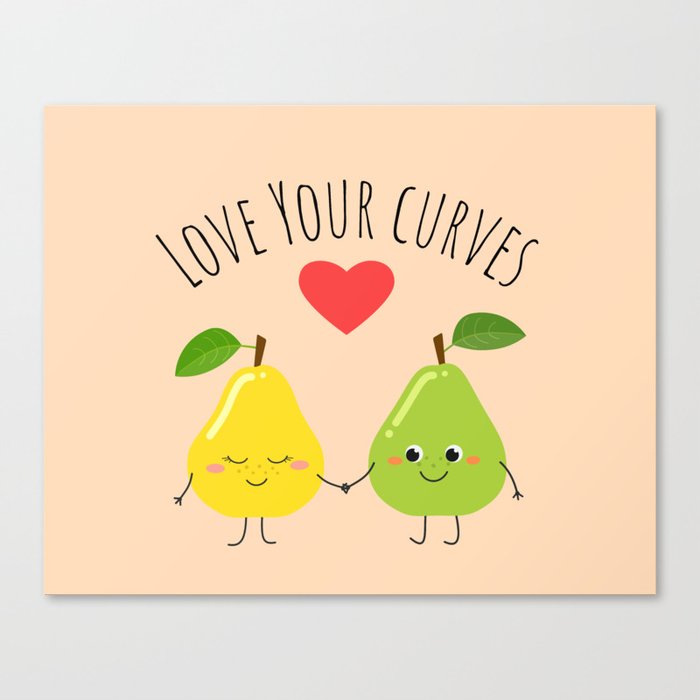 Love Your Curves Canvas Print