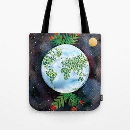 Big Green Earth  Tote Bag
