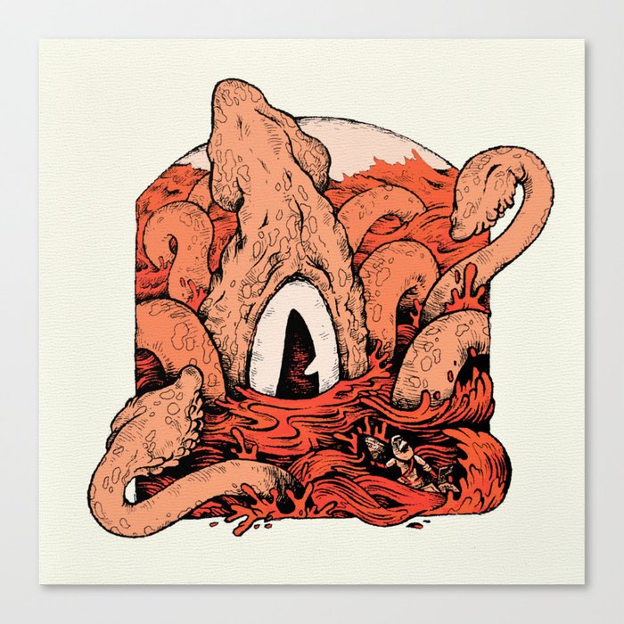 Squid Canvas Print