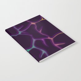 dark stones on a colorful background Notebook