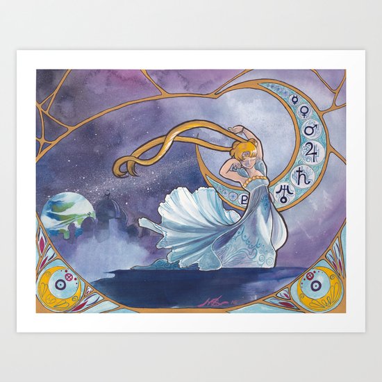 Princess Serenity Art Print