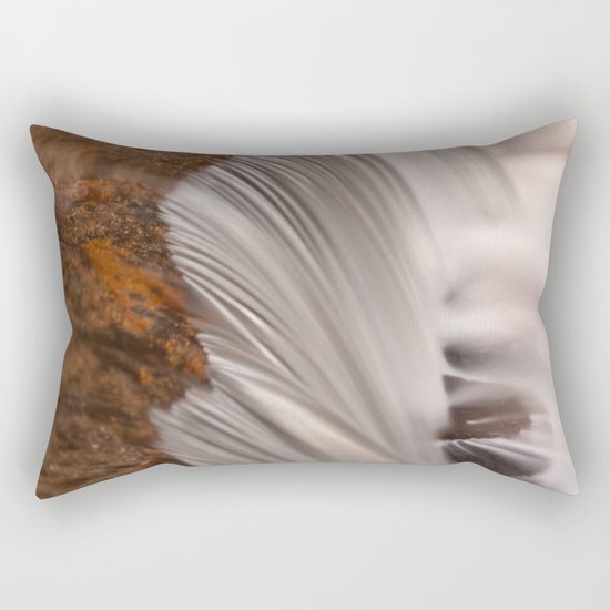 Tolliver Falls Close-up Rectangular Pillow