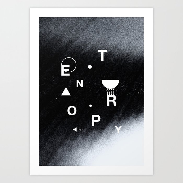 Entropy Magazine cover Art Print