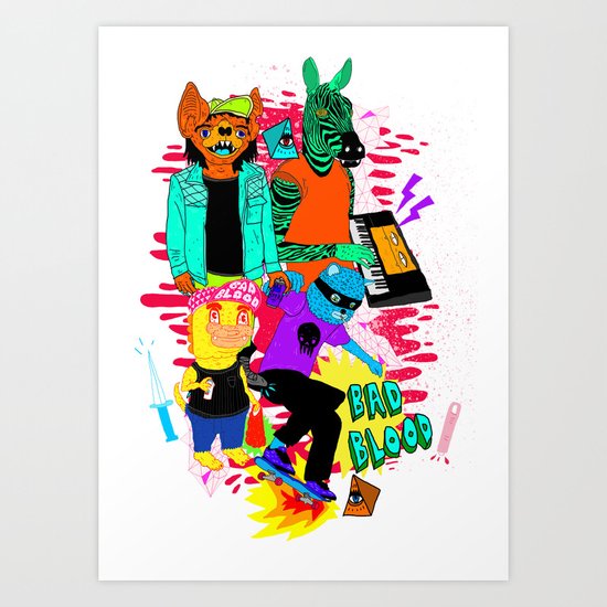 Mean Streetz Art Print