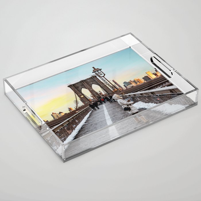 Brooklyn Bridge Acrylic Tray