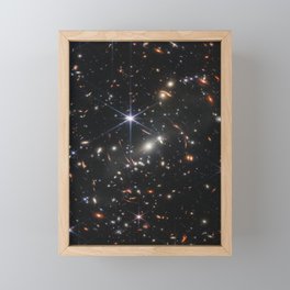 James Webb Space Telescope Deep Field Framed Mini Art Print