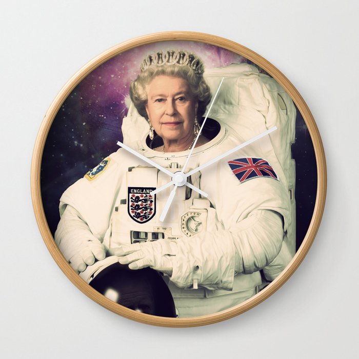 Queen Elizabeth II Wall Clock