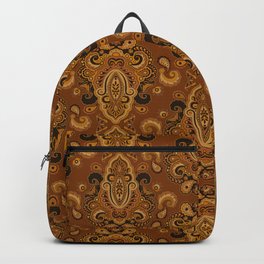 Golden Glow Paisely Backpack