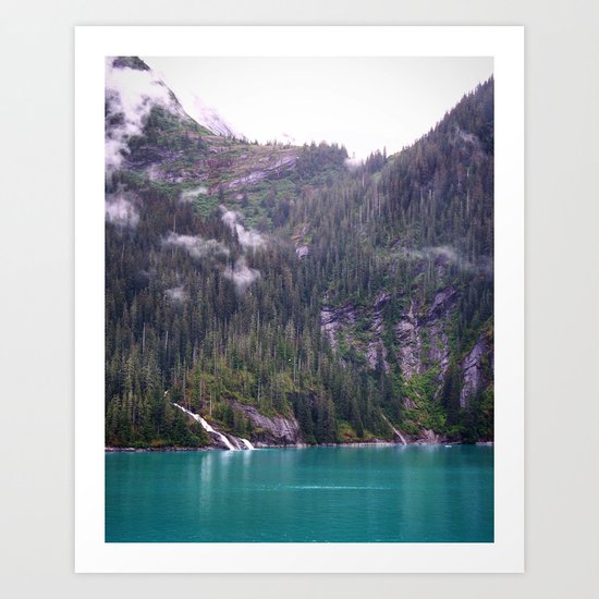 Alaskan Fjord Art Print