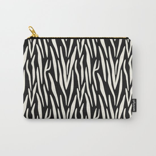 Zebra Print Carry-All Pouch