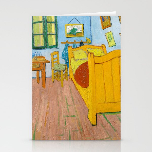 The Bedroom, 1888 by Vincent van Gogh Stationery Cards