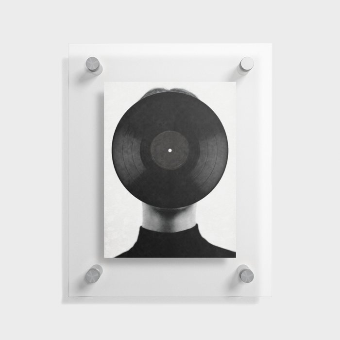 Vinyl record Floating Acrylic Print