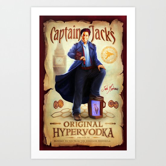 Captain Jack's Original Hypervodka Art Print