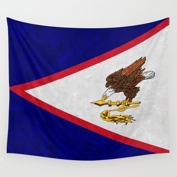Flag of American Samoa US Territory Wall Tapestry