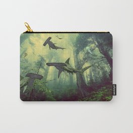 Sharks in the Forest Carry-All Pouch