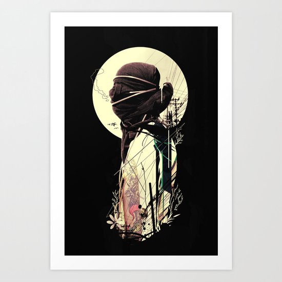 Tangled Art Print