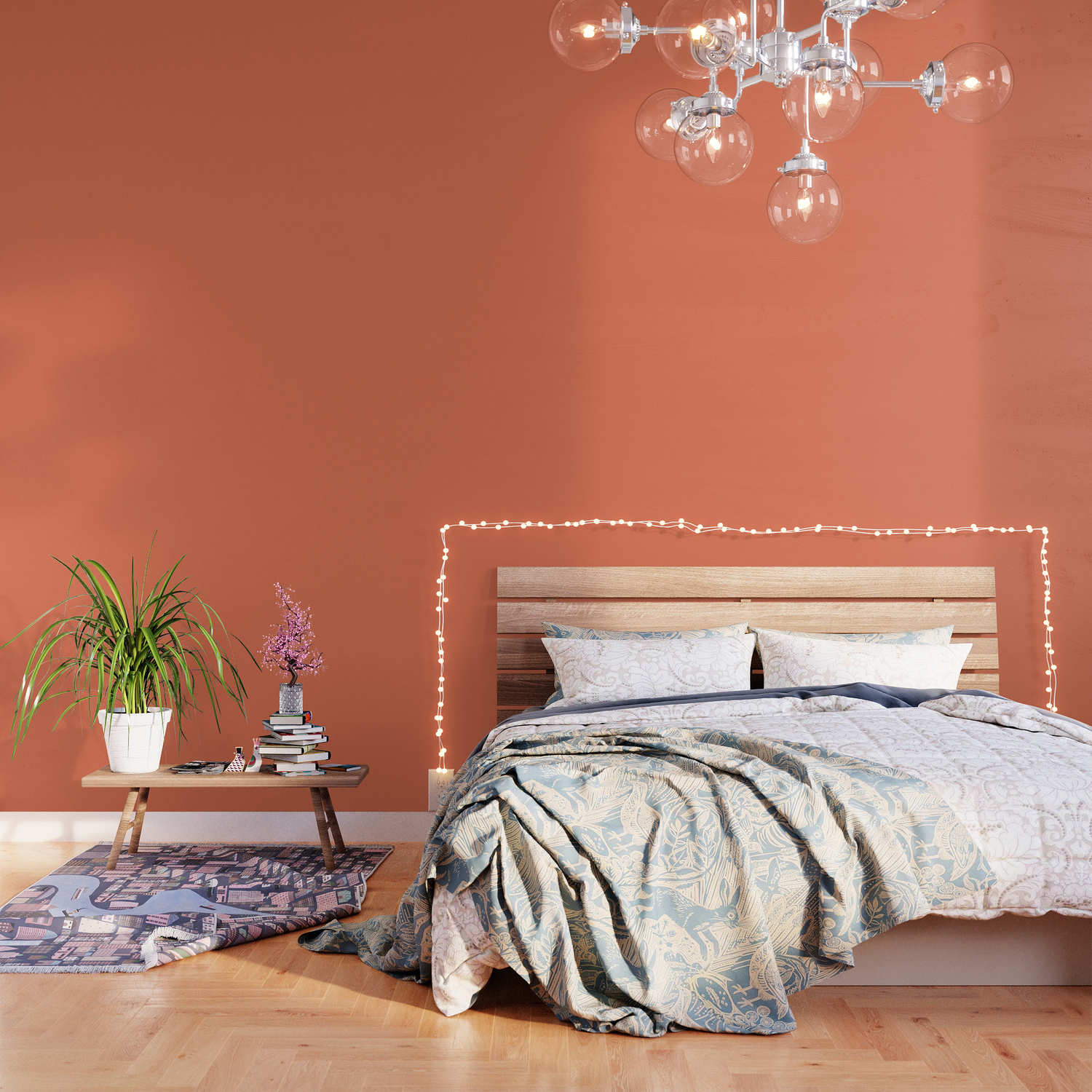 photo Burnt Sienna Wall Paint burnt sienna solid color wallpaper