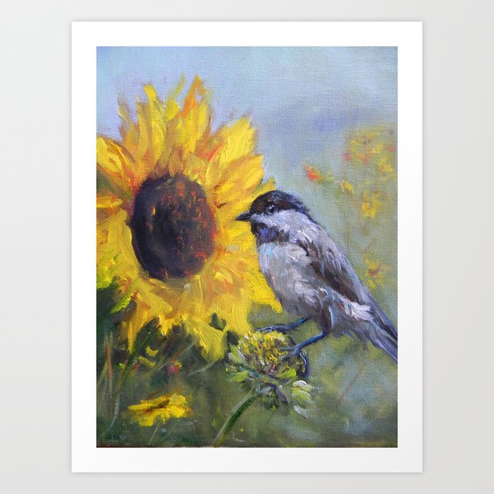 Sunflower daze Art Print