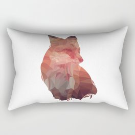 Fox Illustration Rectangular Pillow