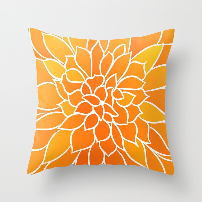 pillows on colorful couch