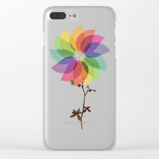 The windmill in my mind Clear iPhone Case