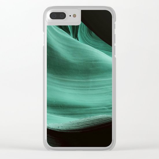 Blue Rock Clear iPhone Case