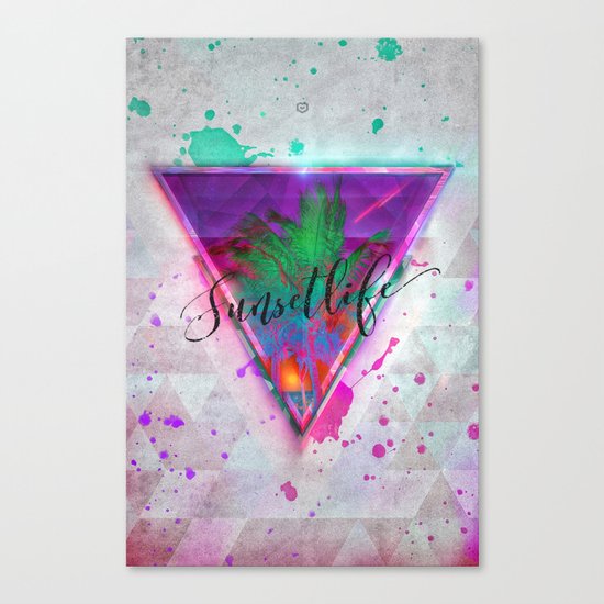 Sunset Life Canvas Print