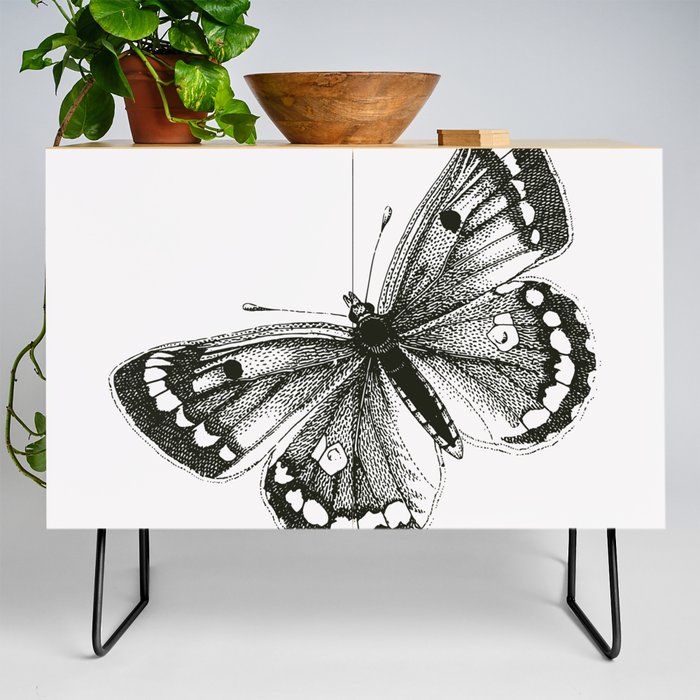 Clouded Yellow Butterfly Credenza