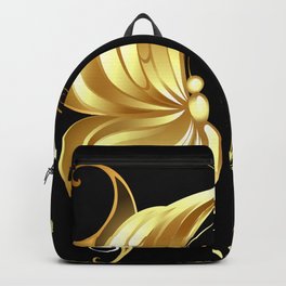 Cool Golden Butterfly  Backpack