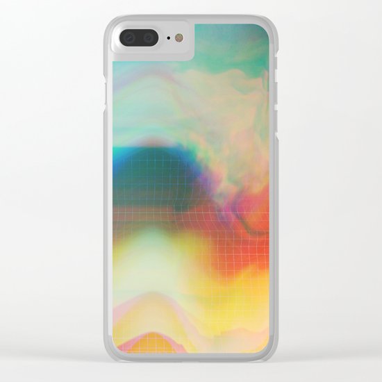 Glitch 01 Clear iPhone Case