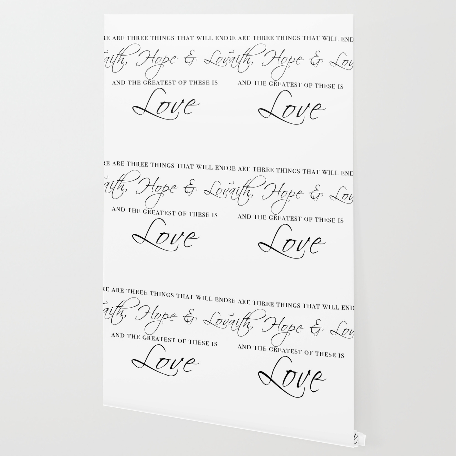 Faith Hope Love Wallpaper By Typutopia Society6