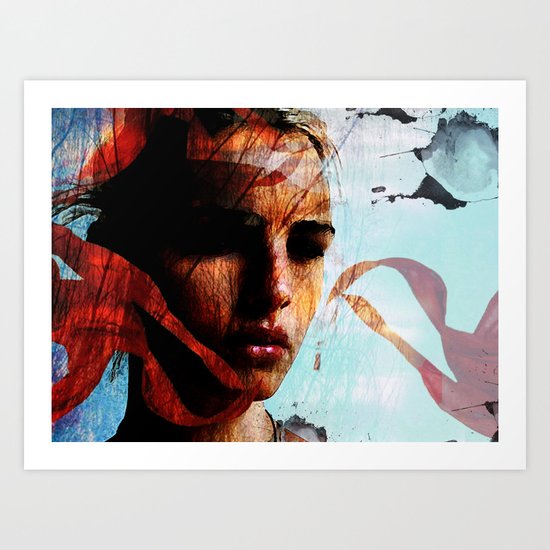 memories of sadness Art Print