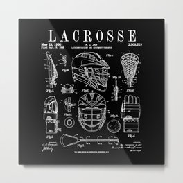 Lacrosse Player Equipment Vintage Patent Drawing Print Metal Print | Patents, Patentart, Boxlacrosse, Intercrosse, Lacrosse, Patentimage, Racket, Racquet, Sports, Player 