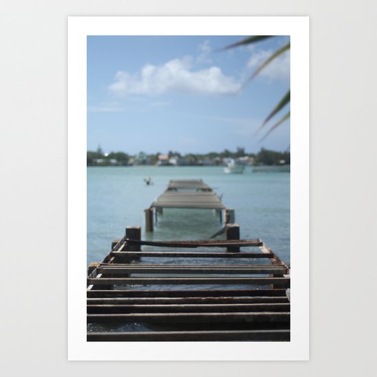 Turquoise Paradise Art Print