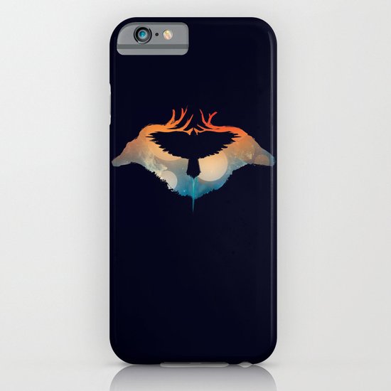 Night sky over savanna iPhone & iPod Case